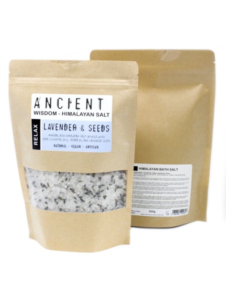 Mélange de sels de bain de l’Himalaya - 500 g - Relax