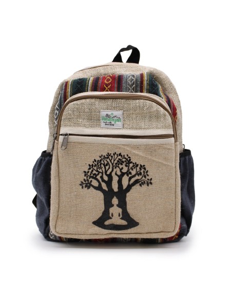 Sac à dos chanvre – Arbre de Bodhi