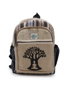 Sac à dos chanvre – Arbre de Bodhi