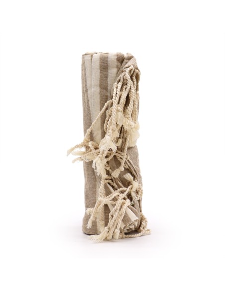 Serviette-paréo sable naturel