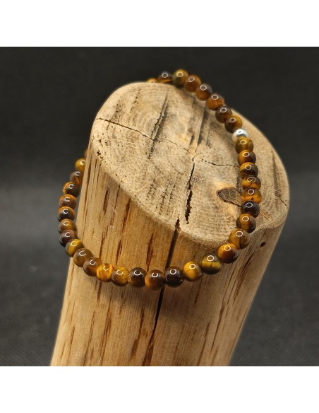 Bracelet Courage - œil du tigre