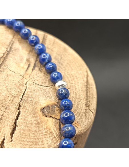 Bracelet Lapis Lazuli Sagesse – Élastique