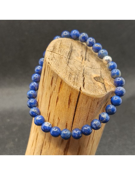 Bracelet Lapis Lazuli Sagesse – Élastique