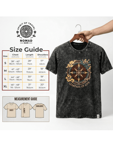 T-shirt Nomad Sari Moon Child Bleu M | Origine Zen