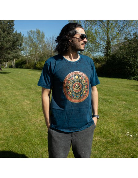T-shirt Nomad Sari Moon Child Bleu M | Origine Zen