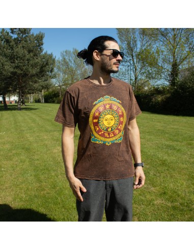 T-shirt Nomad Sari Zodiaque Marron M | Origine Zen