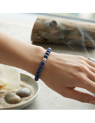 Bracelet Lapis Lazuli Sagesse – Élastique