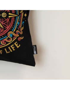 Bolso tote icÃ³nico y clÃ¡sico - BrÃºjula de la Vida - Negro 6oz