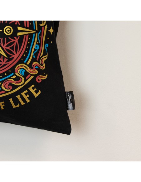 Bolso tote icÃ³nico y clÃ¡sico - BrÃºjula de la Vida - Negro 6oz