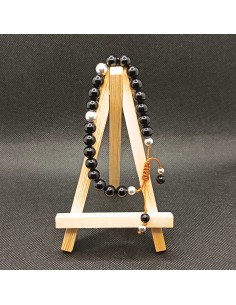 Bracelet Onyx Noir Épure – Puissance