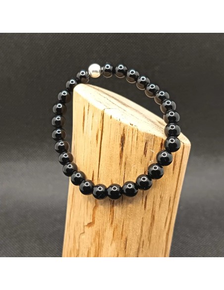 Bracelet Onyx Noir – Puissance