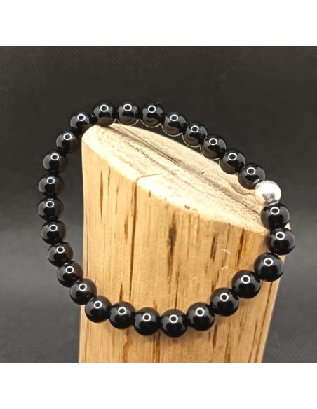 Bracelet Onyx Noir – Puissance