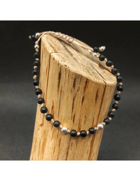 Bracelet Onyx Noir Rituel – Puissance