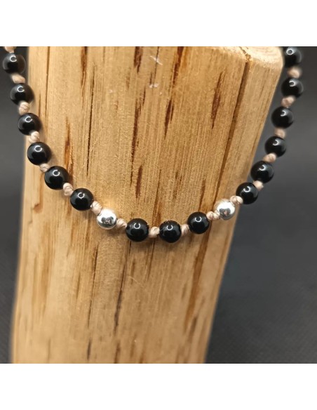 Bracelet Onyx Noir Rituel – Puissance