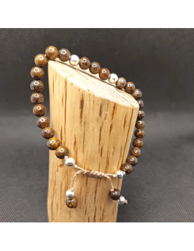 Bracelet Bronzite Épure – Ancrage