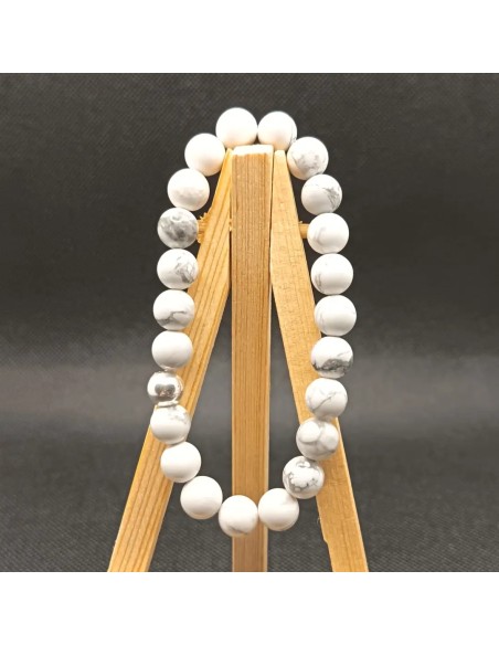 Bracelet Howlite – Paix