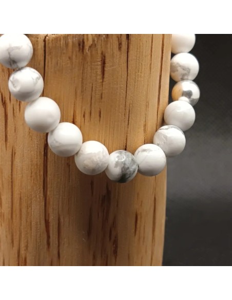 Bracelet Howlite – Paix