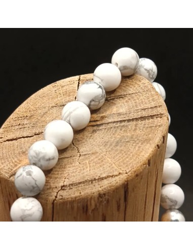 Bracelet Howlite – Paix