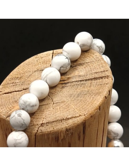Bracelet Howlite – Paix