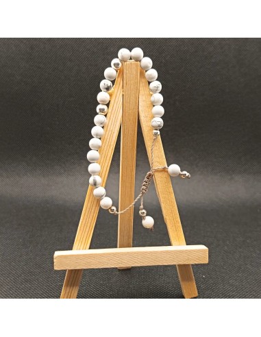 Bracelet Howlite Épure – Paix