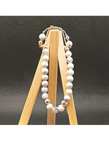 Bracelet Howlite Épure – Paix