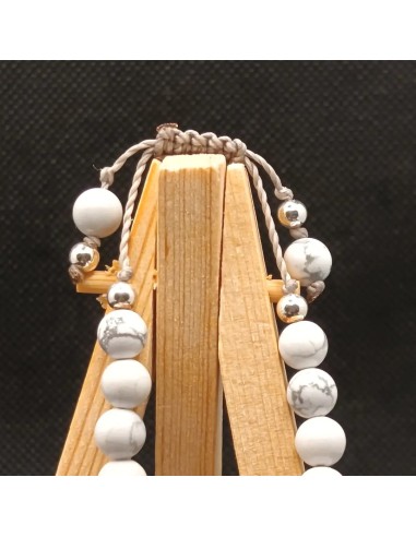 Bracelet Howlite Épure – Paix