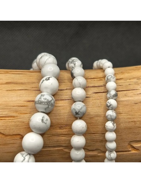 Bracelet Howlite Rituel – Paix