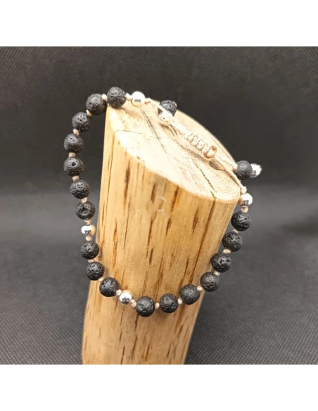 Bracelet Pierre de Lave Rituel – Énergie
