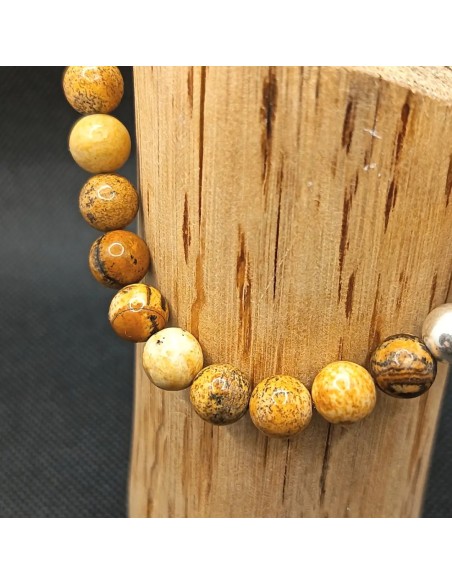 Bracelet Jaspe Paysage – Connexion