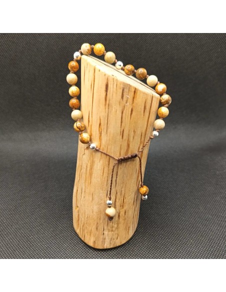 Bracelet Jaspe Paysage Rituel – Connexion