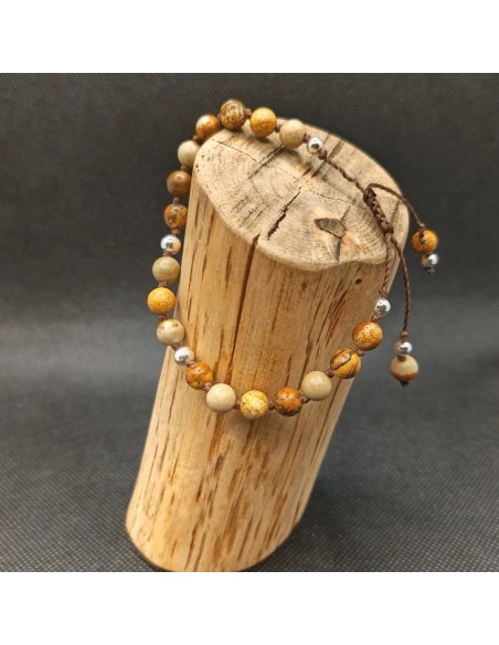 Bracelet Jaspe Paysage Rituel – Connexion