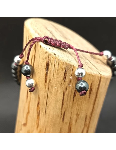 Bracelet Hématite Épure – Équilibre