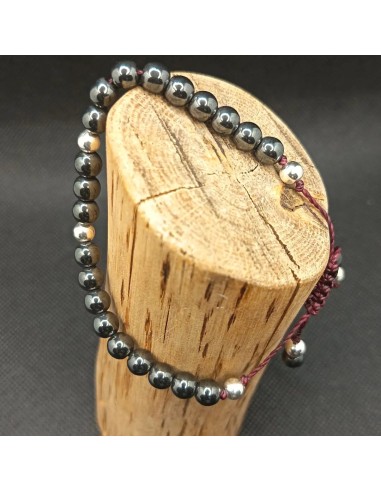 Bracelet Hématite Épure – Équilibre