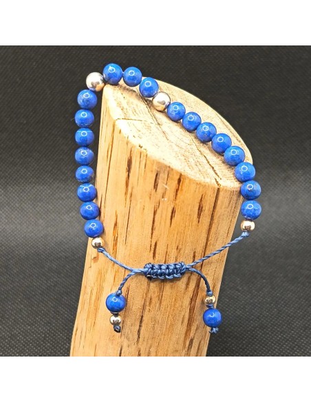Bracelet Lapis Lazuli Épure – Sagesse
