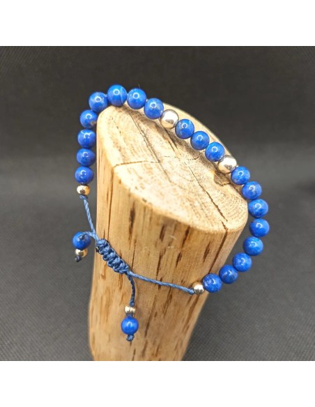 Bracelet Lapis Lazuli Épure – Sagesse