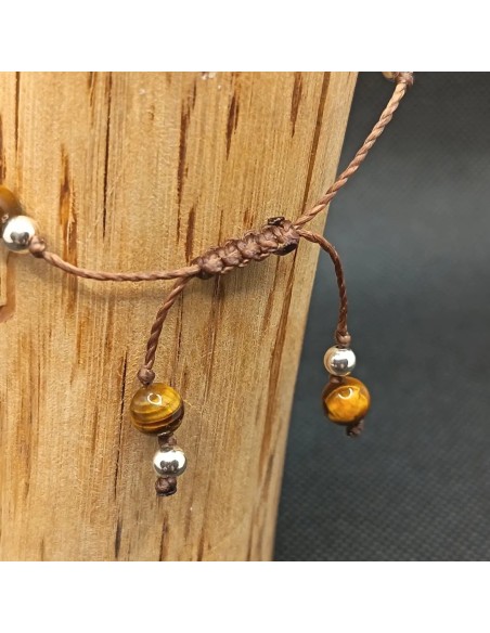 Bracelet Œil de Tigre Épure – Confiance