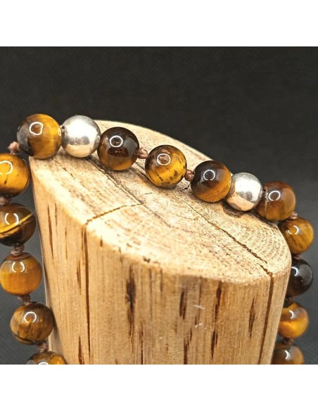 Bracelet Œil de Tigre Rituel – Courage