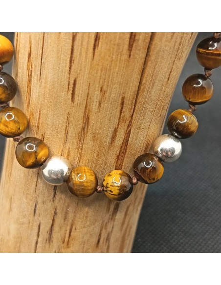 Bracelet Œil de Tigre Rituel – Courage